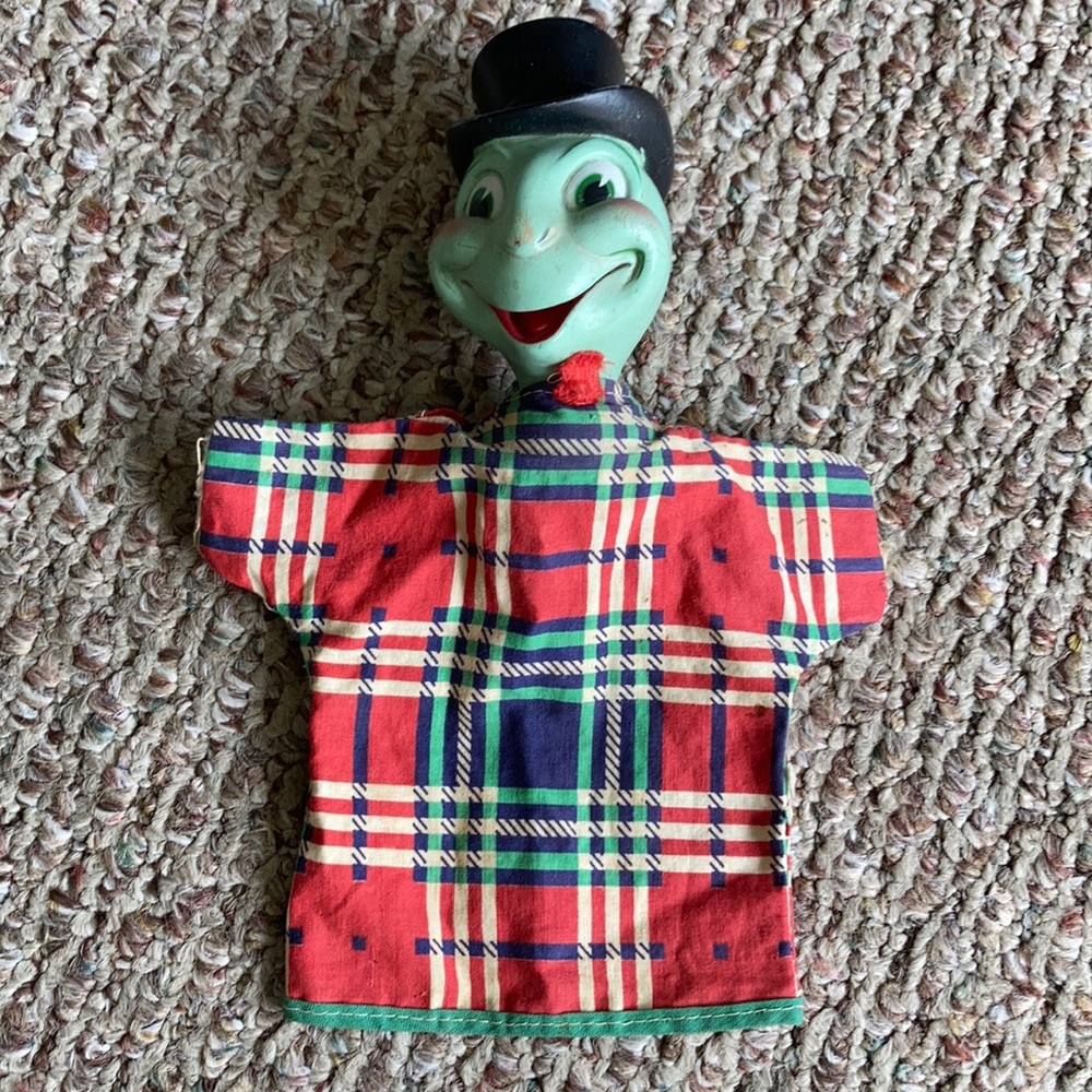 Original 1950’s Jiminy Cricket Hand Puppet
